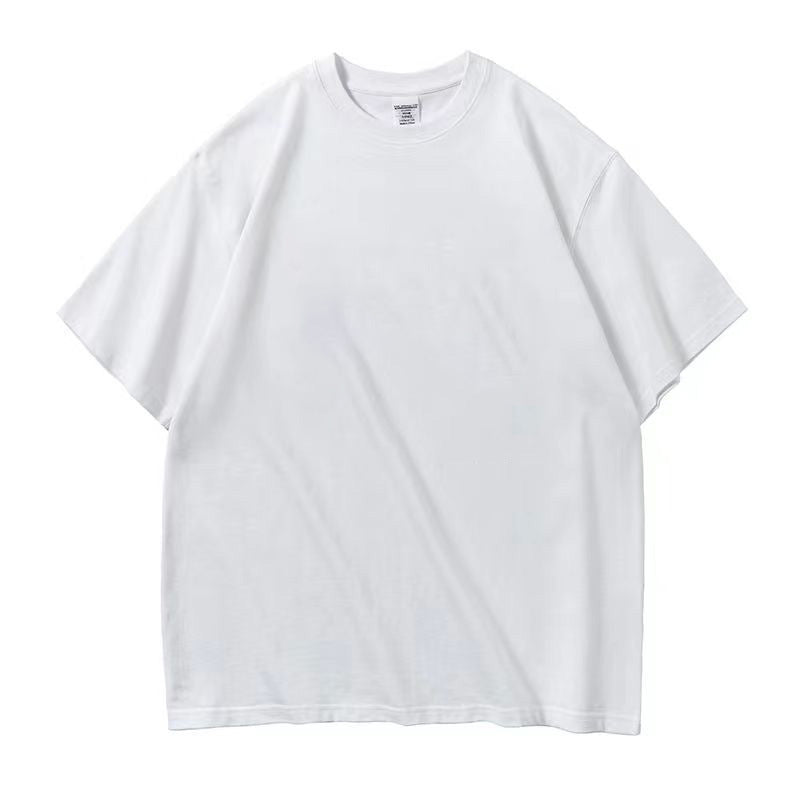 Hong Kong Style Cotton Short-sleeved T-shirt Boys 2025 New Summer Loose Teenager Trendy Brand T-shirt Ins Pattern Fashion